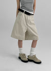 (UNISEX) Letain Cotton Bermuda Pants