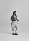 (UNISEX) Letain Cotton Bermuda Pants