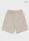 (UNISEX) Letain Cotton Bermuda Pants