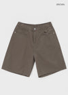 (UNISEX) Letain Cotton Bermuda Pants