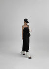 Onmon Back String Sleeveless Long Dress