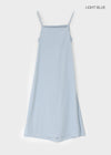 Onmon Back String Sleeveless Long Dress