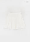 Ollio Pleated Mini Skirt Pants