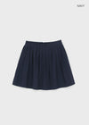 Ollio Pleated Mini Skirt Pants