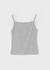 Allneu Henley Neck Star Dot Sleeveless Top