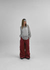 Ssenne Loose Fit Linen Knit Long Sleeve Tee