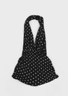 Shollivan Dot Halter Sleeveless Top