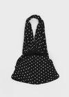 Shollivan Dot Halter Sleeveless Top