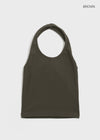 Rachit Ribbed Crop Halter Sleeveless Top