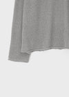 Heybin Summer Loose Fit Boat Neck Knit