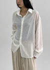 (UNISEX) Ebet Loose Fit Linen Shirt