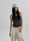 Slinky Ribbed Layered Sleeveless Top