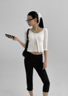 Tevern See-through Embroidered Scrunchies