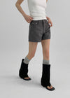 Shearling Cotton Shorts