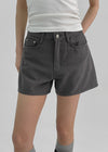Shearling Cotton Shorts