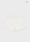 Shearling Cotton Shorts