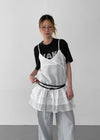 Yusty Tiered Sleeveless Mini Dress