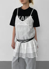 Yusty Tiered Sleeveless Mini Dress