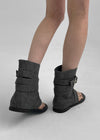 Nouton Linen Buckle Mid Boots