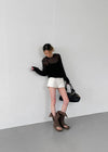 Keffy Low-Waist Micro Shorts