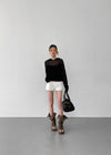 Keffy Low-Waist Micro Shorts