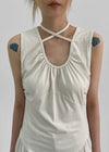Fezzle Strap Asymmetric Mini Dress