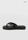 Dovki Square Leather Thong Sandals