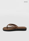Dovki Square Leather Thong Sandals