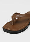 Dovki Square Leather Thong Sandals
