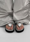 Bakaile Glossy Thong Sandals