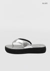 Bakaile Glossy Thong Sandals