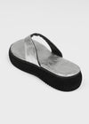 Bakaile Glossy Thong Sandals
