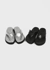 Bakaile Glossy Thong Sandals