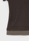 [MADE] Camora Hooded Two-tone Short Sleeve T-shirt