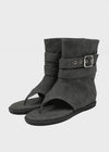 Nouton Linen Buckle Mid Boots