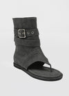 Nouton Linen Buckle Mid Boots