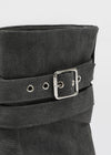 Nouton Linen Buckle Mid Boots