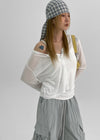 Fekle Tencel V-Neck Summer Cardigan