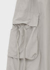 Langtree Nylon Shirring Two-Way Cargo Pants