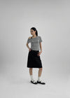 [MADE] Kipki Buckle Cotton Midi Skirt