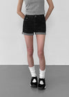 Letchigo Roll-Up Denim Shorts