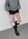 Letchigo Roll-Up Denim Shorts