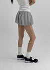Pomping Banding Balloon Mini Skirt Pants