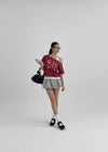 Pomping Banding Balloon Mini Skirt Pants