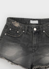 Tiyung Distressed Camo Short Denim Pants