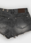 Tiyung Distressed Camo Short Denim Pants