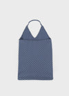 Carinang Dot Halter Sleeveless Top