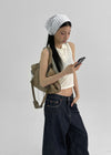 Levond Nonpade Wide Denim Pants