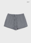 [MADE] Pinky Check Banding Shorts