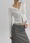 Gemmit Summer Crop V-Neck Cardigan